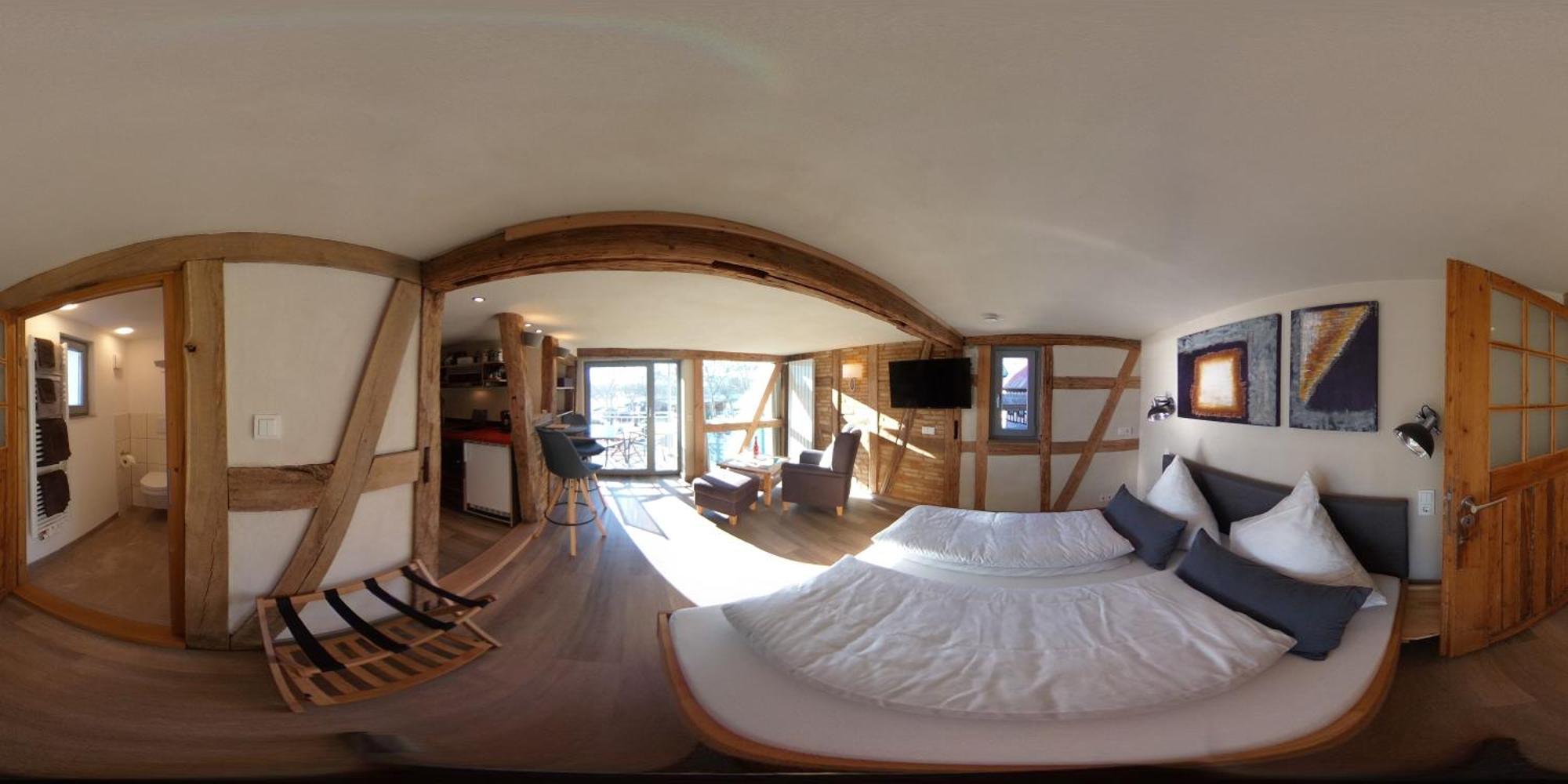 Schmuckkaestle Am Hafen Appartement Wiesbaden Kamer foto